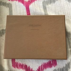 Louis Vuitton box-6x5 1.5 in tall